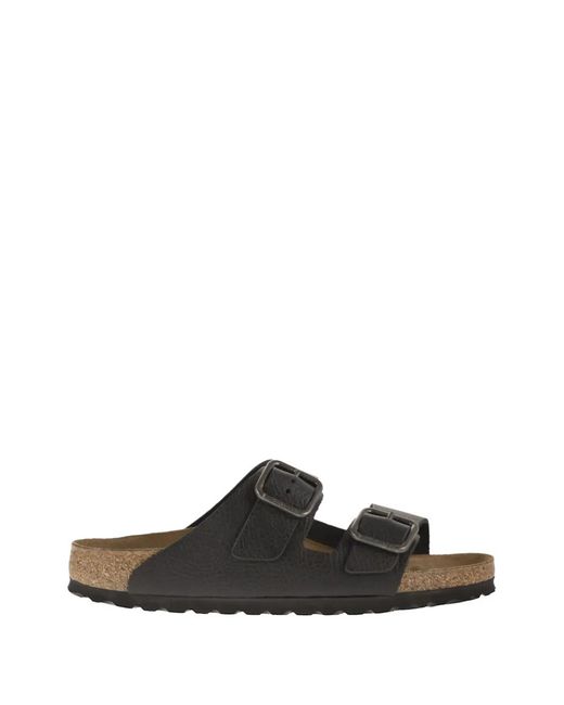Birkenstock Black Arizona Leather Sandals for men