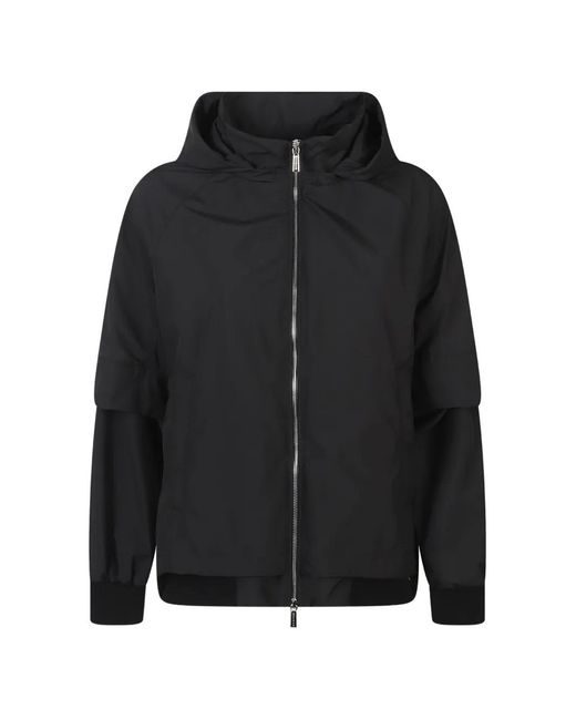 Moorer Black Talitha-Stp Hooded Jacket