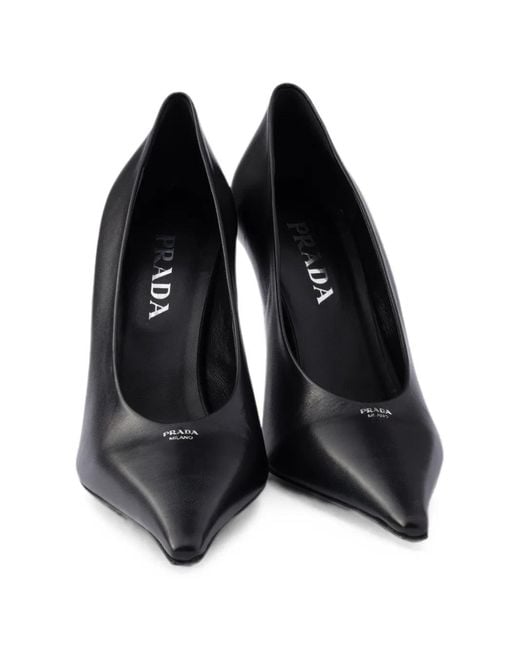 Prada Black Leather Pumps