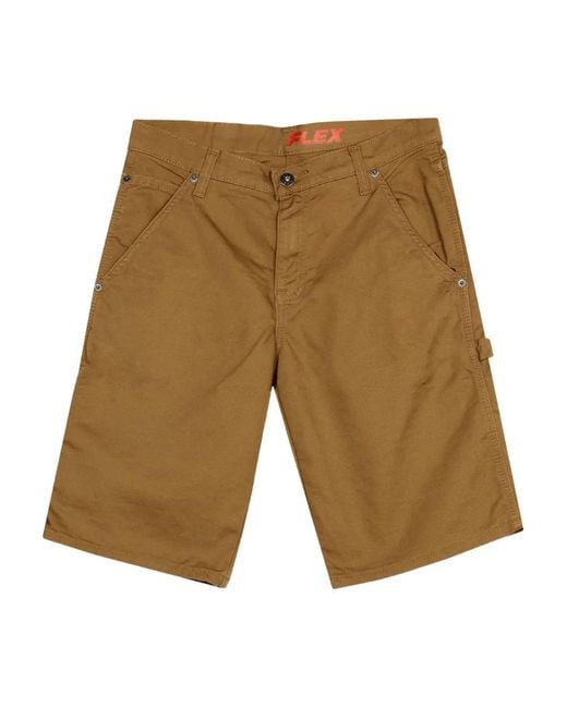 Dickies White Duck Carpenter Shorts for men