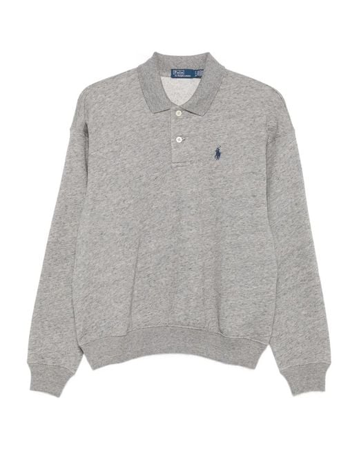 Polo Ralph Lauren Gray Polo Pony Sweatshirt