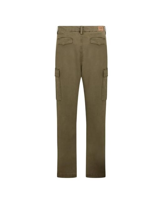Moorer Green Cargo Trousers for men