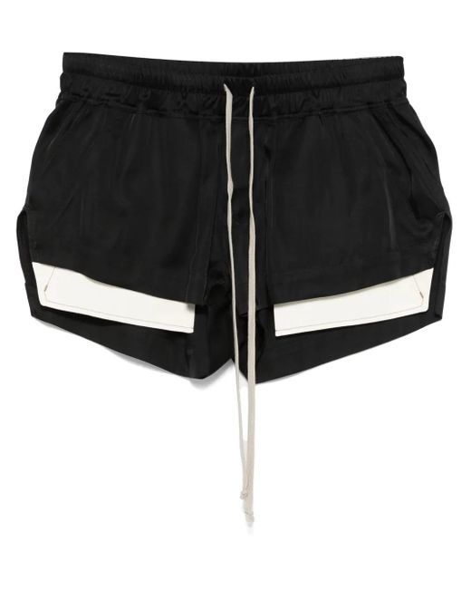 Rick Owens Fog Boxers Shorts in Black | Lyst