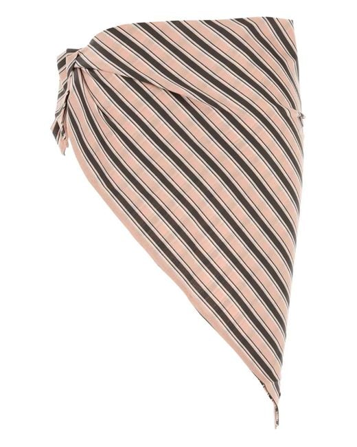 Prada White Embroidered Cotton Sarong