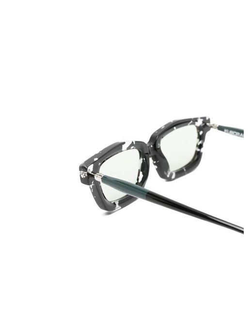 Kuboraum White Patterned Sunglasses