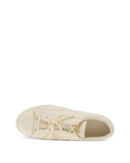 Converse White Chuck Taylor Lo Leather Sneakers