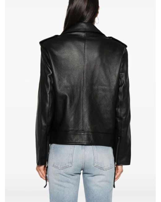 Chaqueta Biker Con Cremallera Remain de color Black