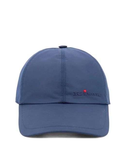 Kiton Blue Logo-Embroidered Baseball Cap for men