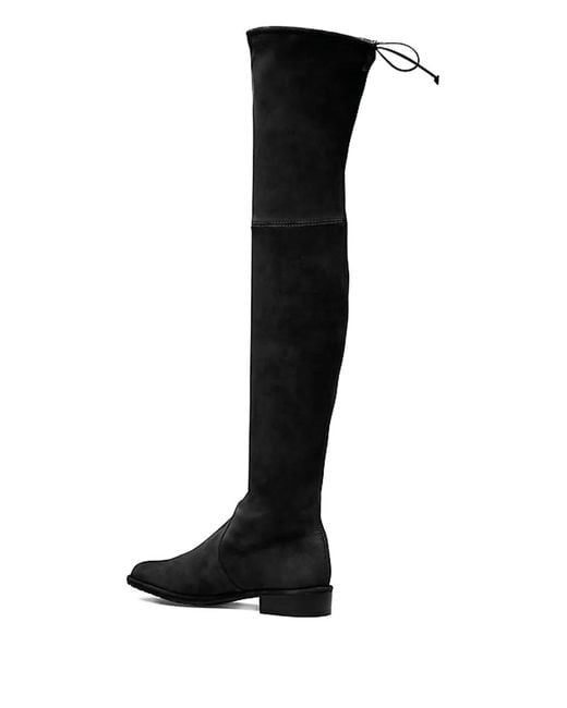 Stuart Weitzman Black Lowland Over-The-Knee Boots