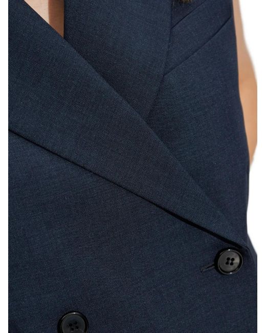 Theory Blue Peak Db Vest.City Tw