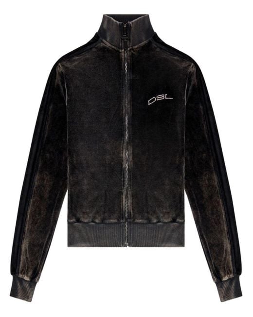 DIESEL Black F-kinigli Cropped Jacket