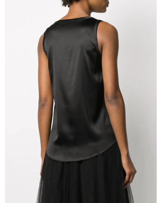Brunello Cucinelli Black Silk Top