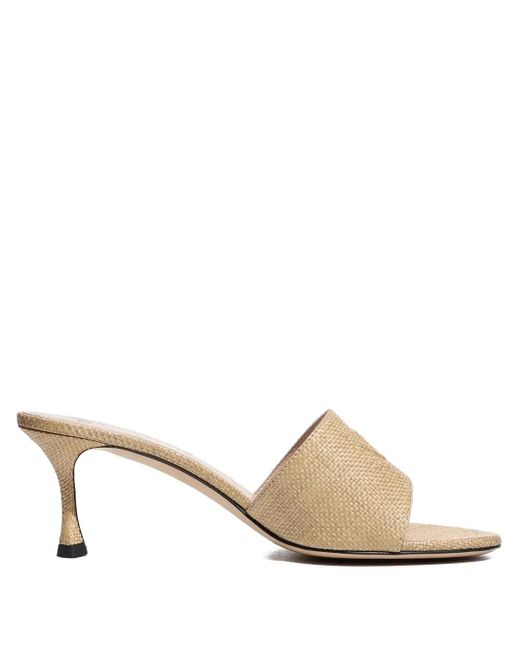 N°21 Natural 60Mm Logo-Embossed Interwoven Sandals