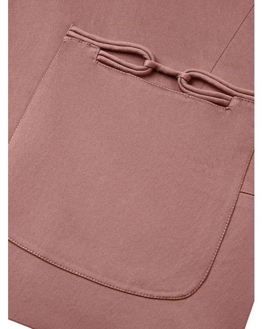 Shanghai Tang Pink Knot Satin Tang Jacket