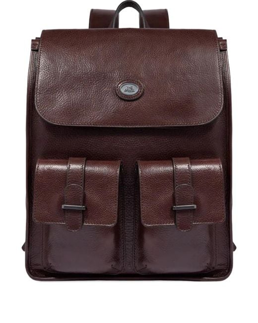 The Bridge Brown Rucksack aus Leder