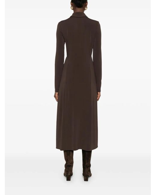 Max Mara Brown Tortona Kleid Mit Gürtel