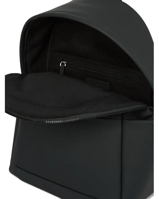 Karl Lagerfeld Black Logo Backpack for men