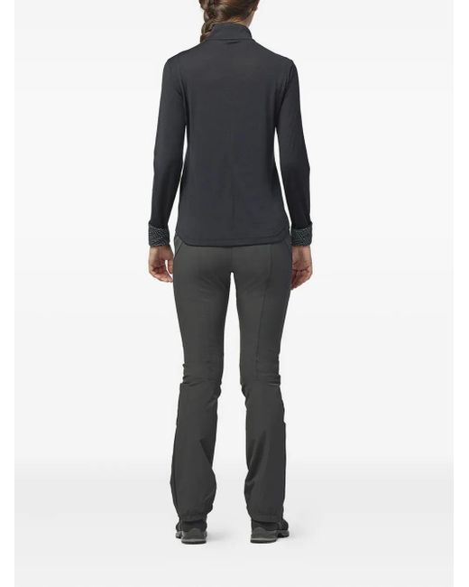 Lamunt Black Virgin Wool-Blend T-Shirt