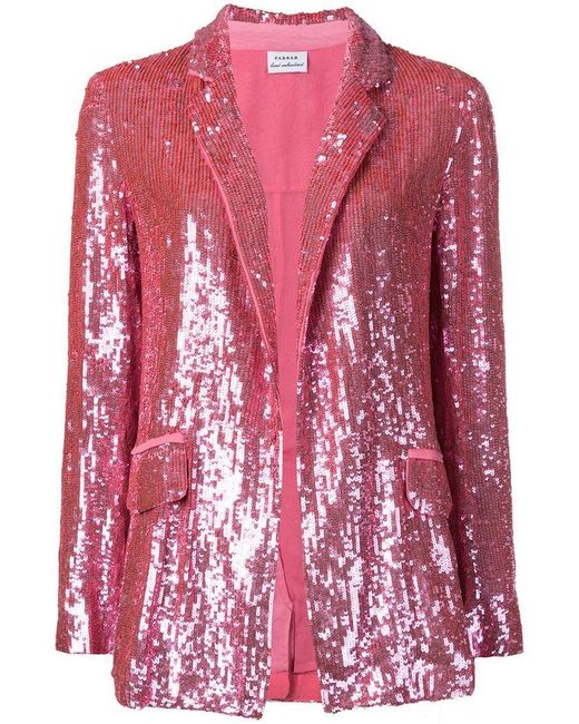 P.A.R.O.S.H. Pink Sequin Blazer