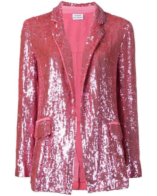 Pink sequin coat 2025