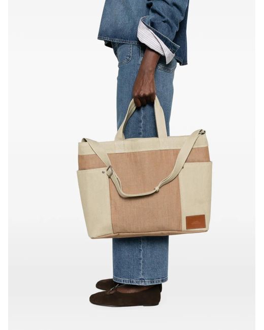 A.P.C. Natural Sac Cabas Jardin À Patch Logo