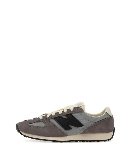 New Balance Gray 471 Suede Sneakers