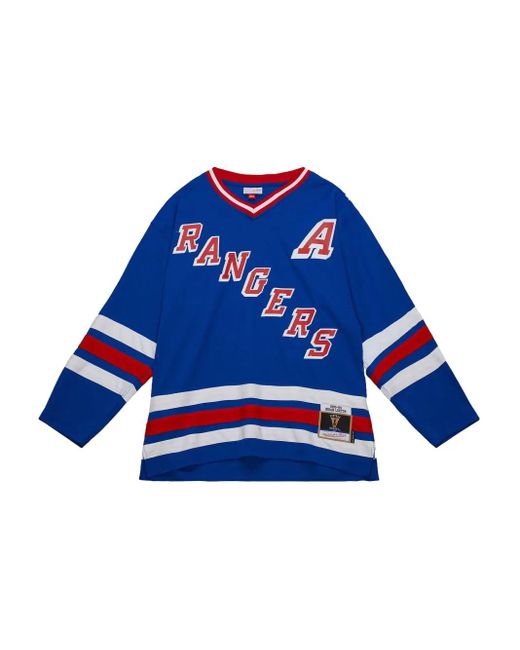Mitchell & Ness Blue X New York Rangers Brian Leetch 1993 T-Shirt for men