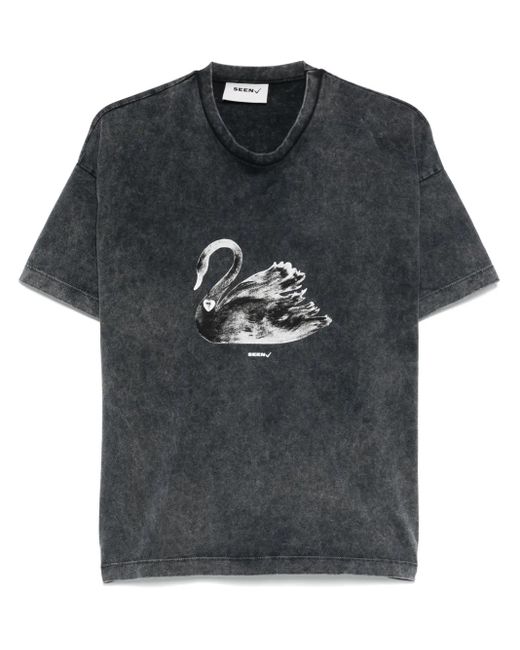 SEEN USERS Black Swan Tシャツ
