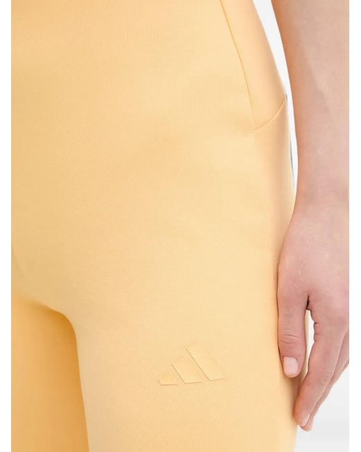 Adidas Flared Broek in het Yellow
