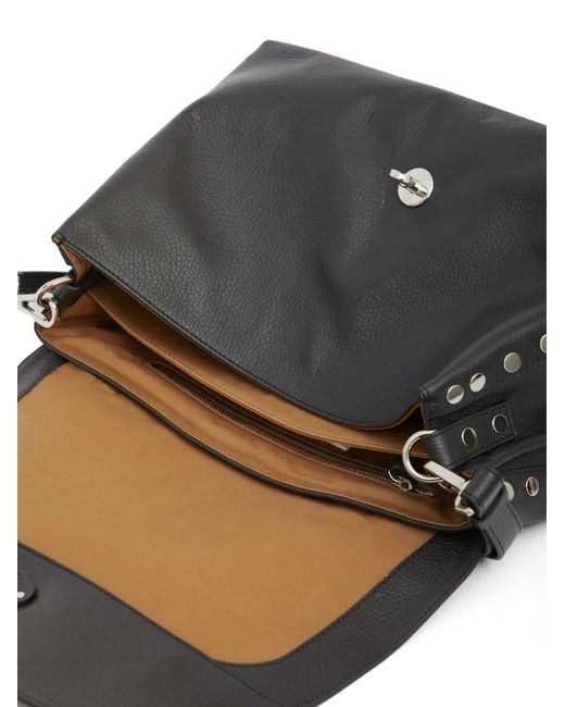 Zanellato Black Medium Postina Messenger Bag