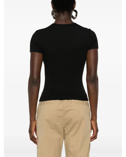 DIESEL Black T-Shirt T-Ele-Long-D