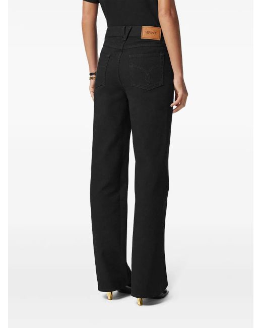 Versace Black Medusa '95 Straight-Leg Jeans