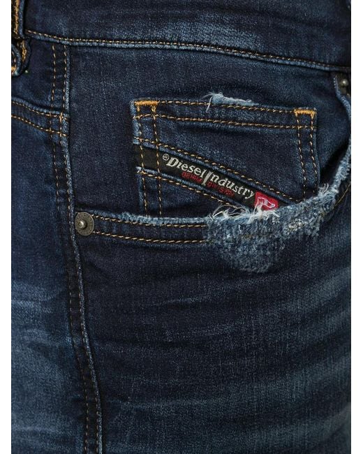 DIESEL Blue D-Vider Carrot Leg Joggjeans for men