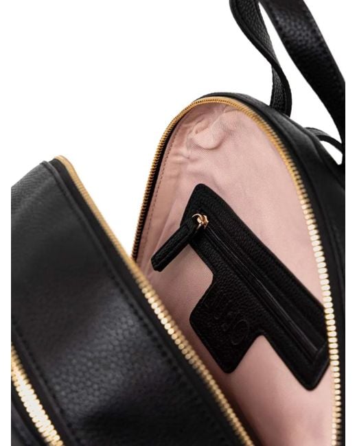 Liu Jo Black Rucksack Mit Logo-Prägung