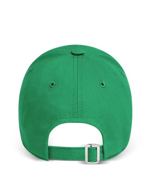 Courreges Green Ac Logo-Patch Cap