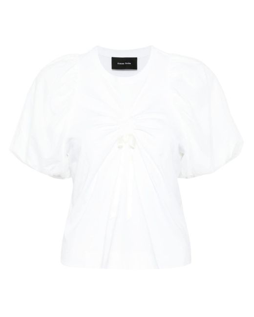Blusa con decorazione di Simone Rocha in White
