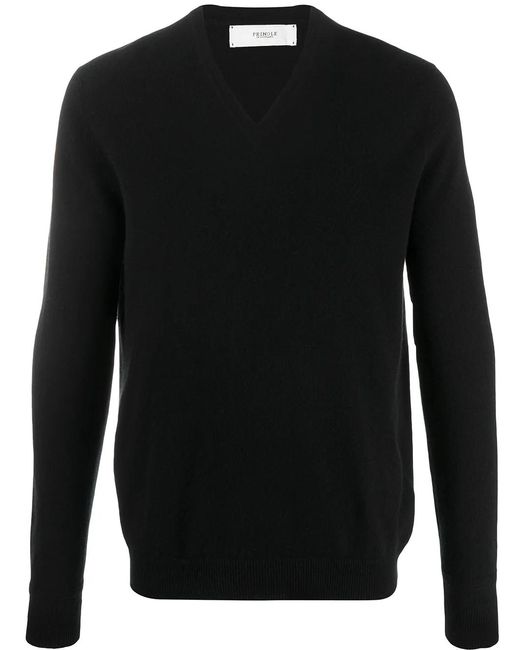 Pringle of Scotland Black Cashmere Long-Sleeve Jumper for men