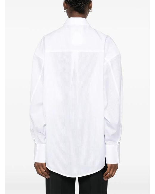 Totême  White Striped Shirt