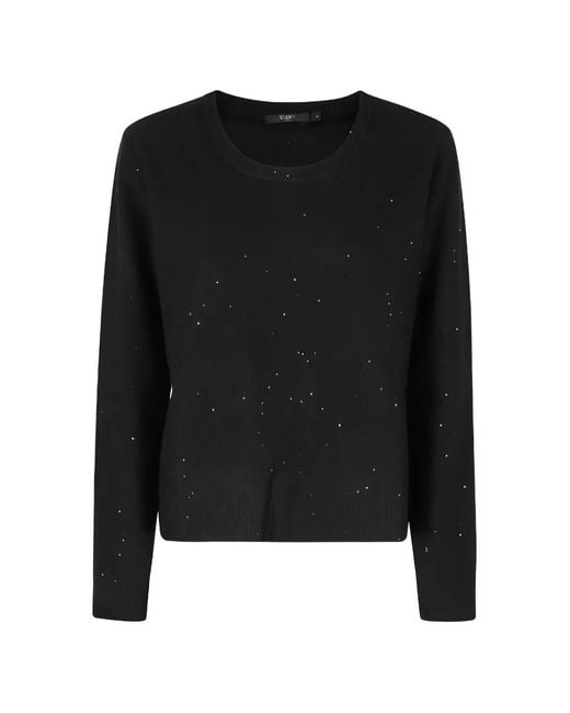 Seventy Black Sequin-Embellished Sweater