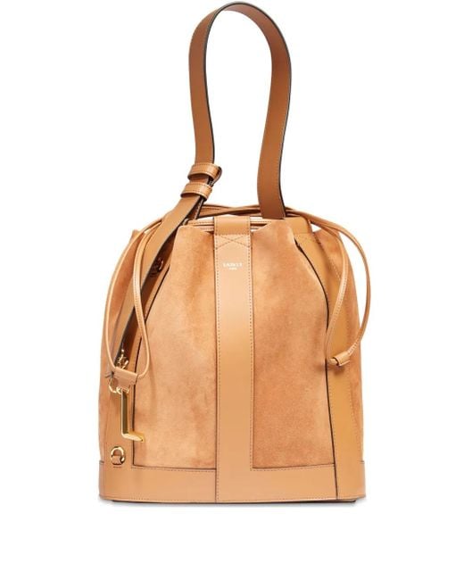 Lancel Natural Medium Elles Bucket Bag