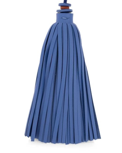 Fendi Blue Leather Bag Charm
