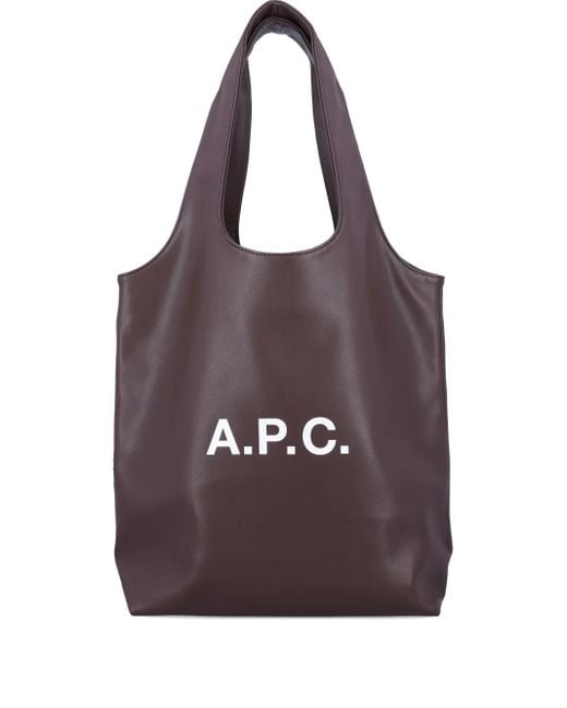 A.P.C. Shopper Mit Logo-Schild in Purple für Herren