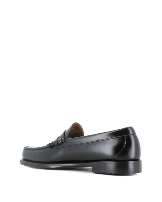 G.H.BASS Gray Stitched Penny Loafers for men