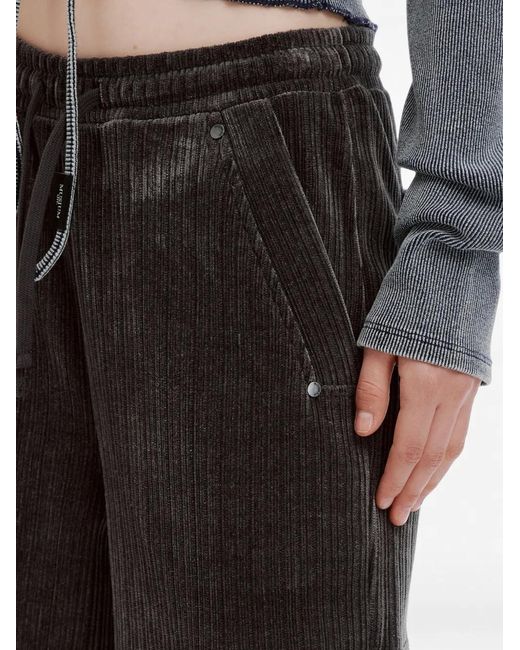 Musium Div. Black Corduroy Cargo Pants