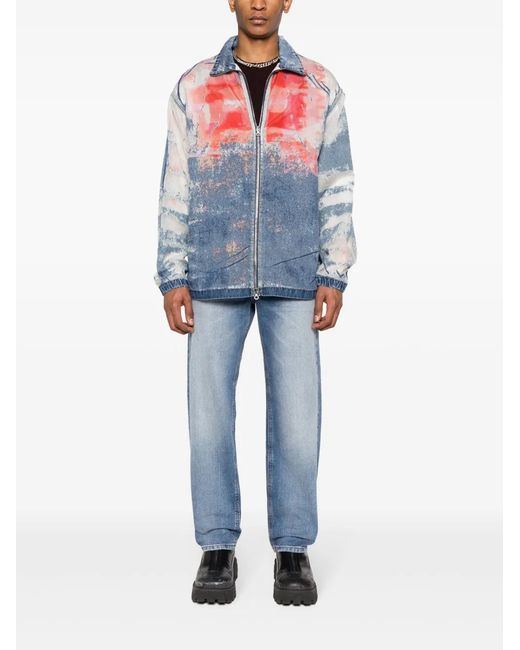 DIESEL Blue Jackets for men