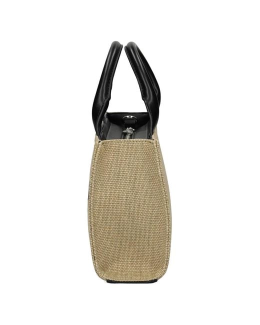 Love Moschino Metallic Logo-Lettering Tote Bag