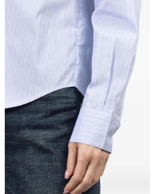 CISSA Gestreept Blouse in het White