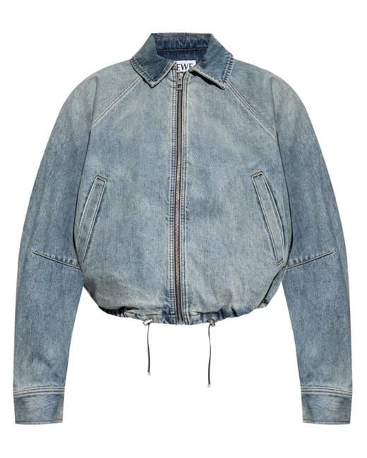 Loewe Blue Jeansjacke im Ballondesign