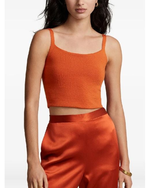 Polo Ralph Lauren ラウンドネック トップ Orange