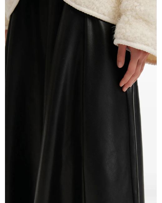 B+ AB Black Midirock mit Falten